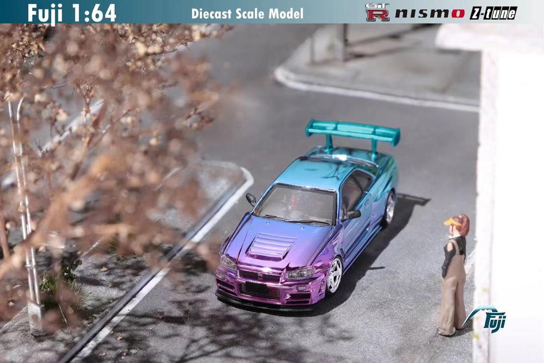 Fuji 1:64 Nissan Skyline GT-R R34- Nismo Z-Tune (3 Colors)