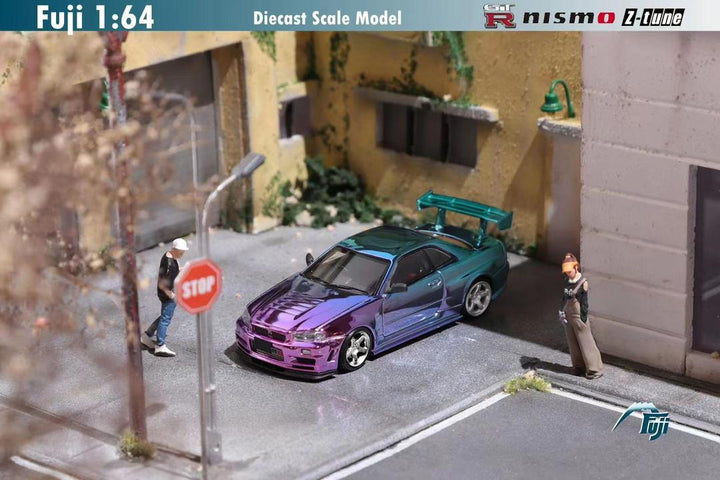 Fuji 1:64 Nissan Skyline GT-R R34- Nismo Z-Tune (3 Colors)