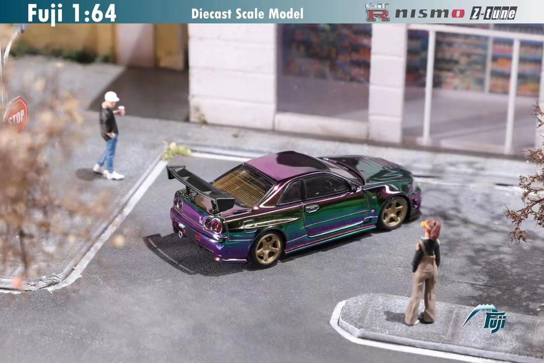 Fuji 1:64 Nissan Skyline GT-R R34- Nismo Z-Tune (3 Colors)