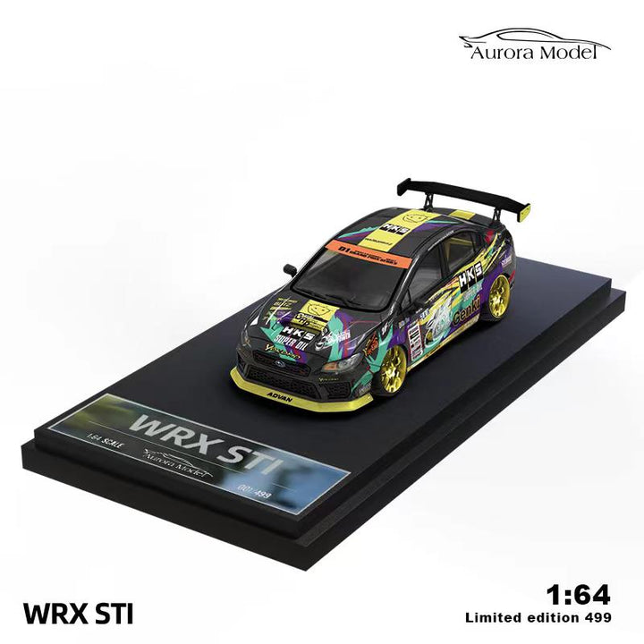 Aurora Model 1:64 Subaru WRX STI HKS (2 Version)