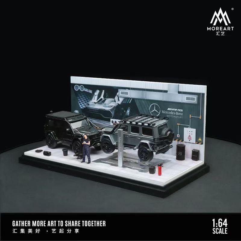 MoreArt 1:64 BMW / Mercedes Repair Shop