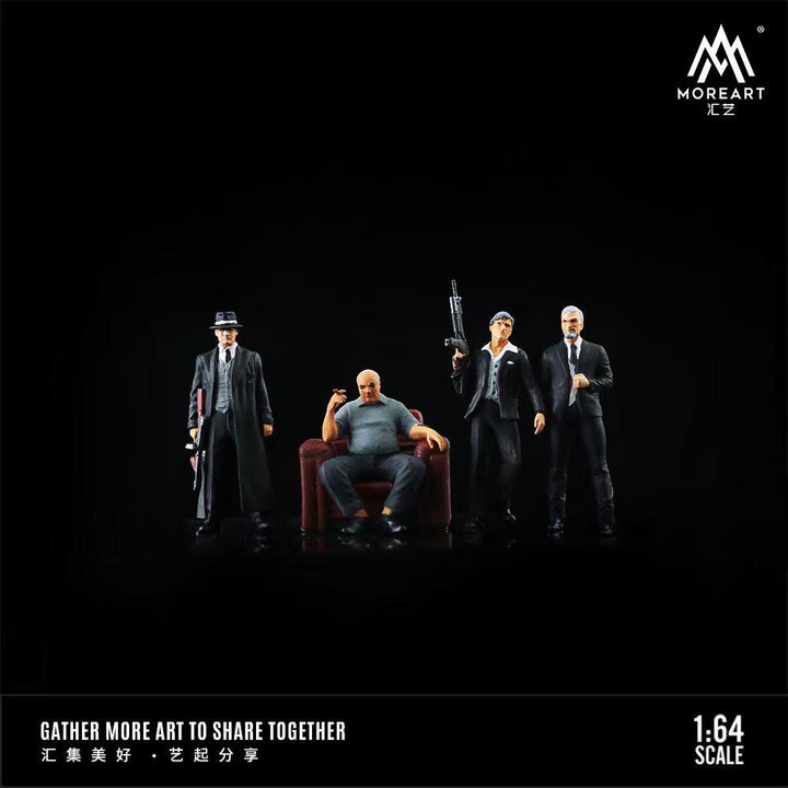 MoreArt 1:64 Gang Boss Doll Set