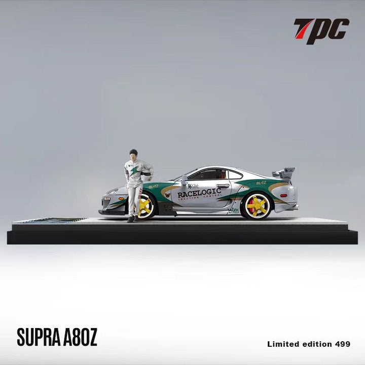 [Preorder] TPC 1:64 Toyota Supra A80 Z Silver Green (2 Version)