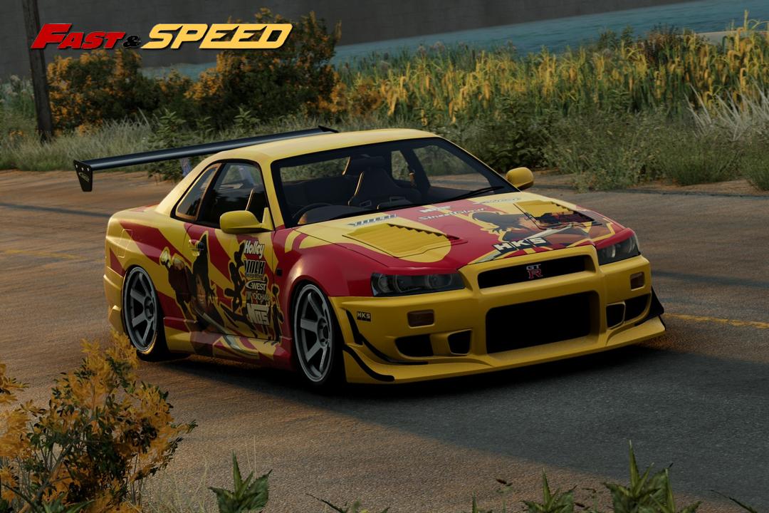 Fast Speed 1:64 Nissan Skyline GT-R R34 Nismo Z-Tune NFS SRS