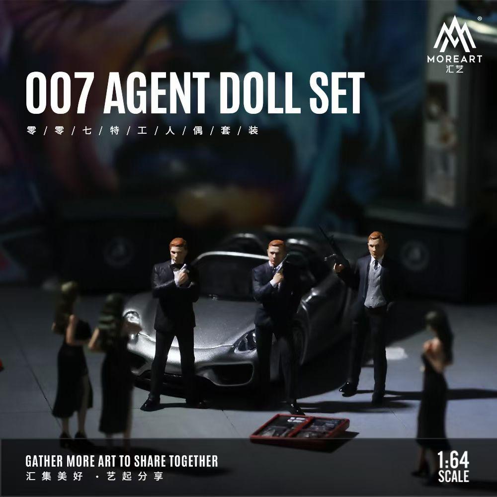[Preorder] MoreArt 1:64 007 Agent Doll Set