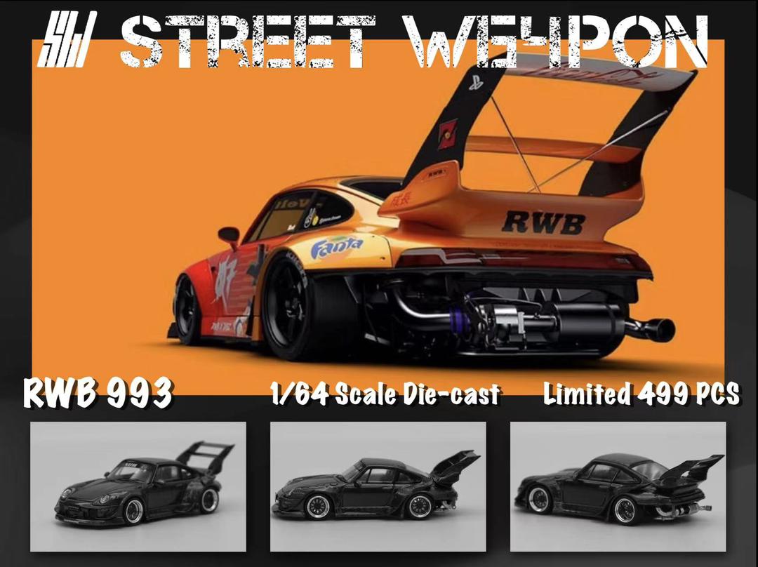 Street Weapon 1:64 RWB 993 Dragon Ball (3 Version)