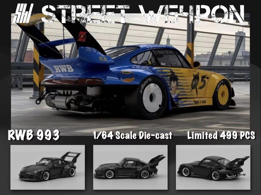 Street Weapon 1:64 RWB 993 Dragon Ball (3 Version)