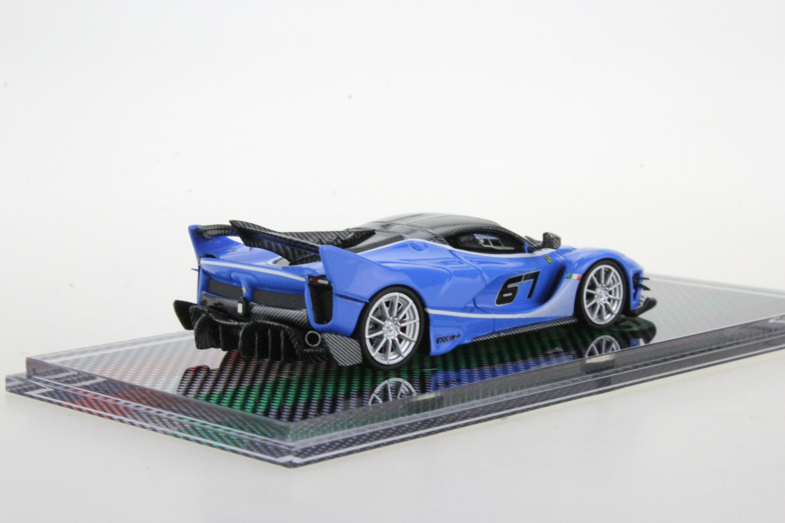 1/64 Ferrari FXX-K Evo blue by U2 resin model car review