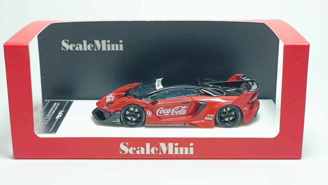 [Preorder] ScaleMini 1:64 Lamborghini LB Works Aventador GT EVO Coca-Cola