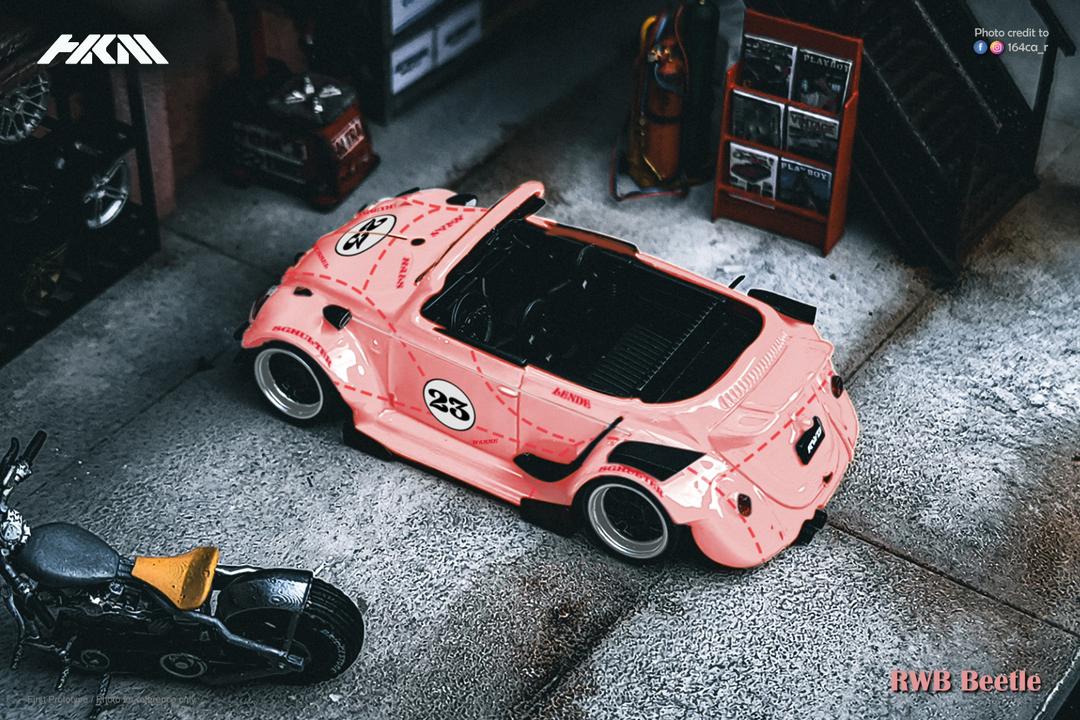 HKM 1:64 Volkswagen RWB Beetle Pink pig