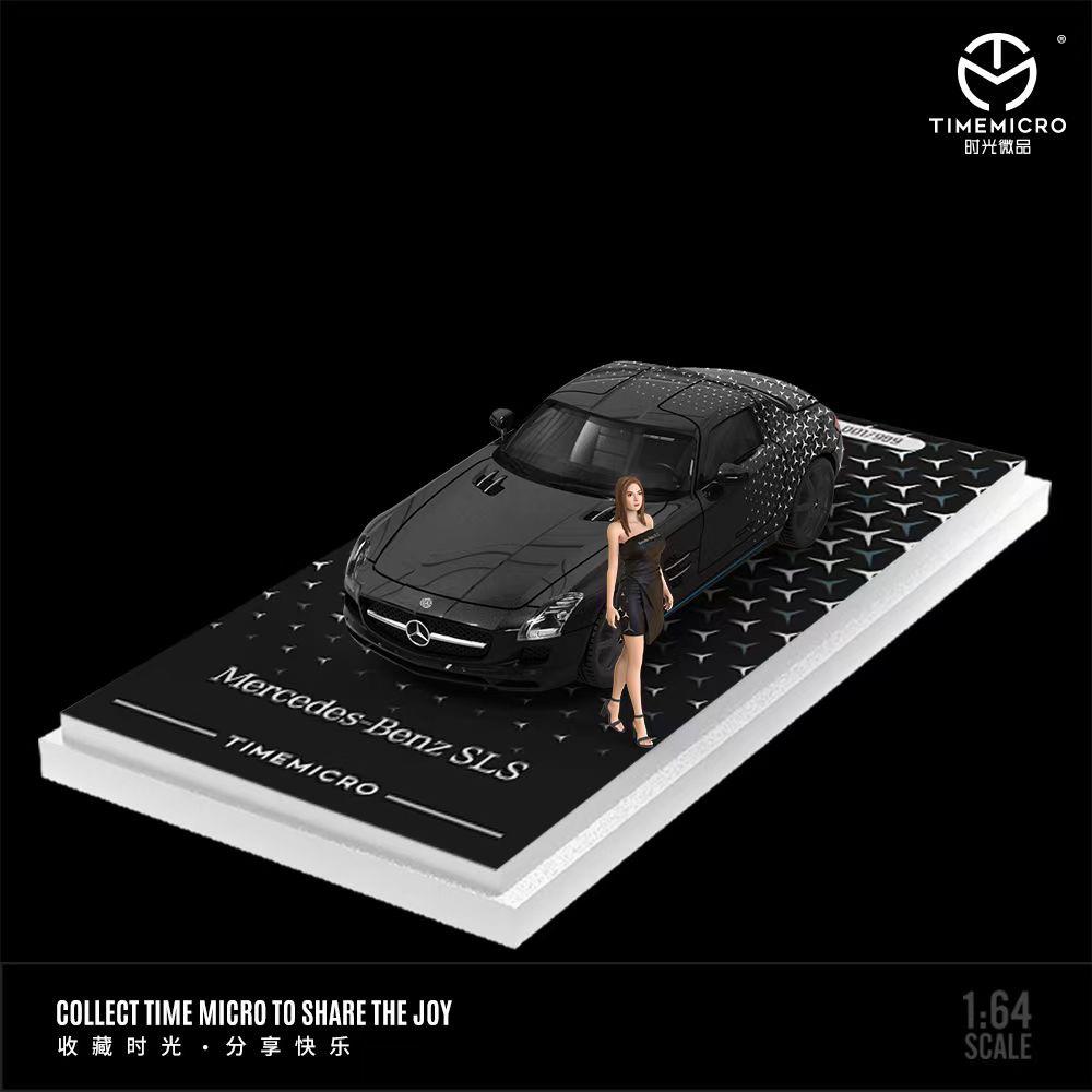 【新品】1/64 GFCC Mercedes Benz 300D Black GFCC 1/64 Scale Mercedes-Benz 300D 1959 Black Diecast Car