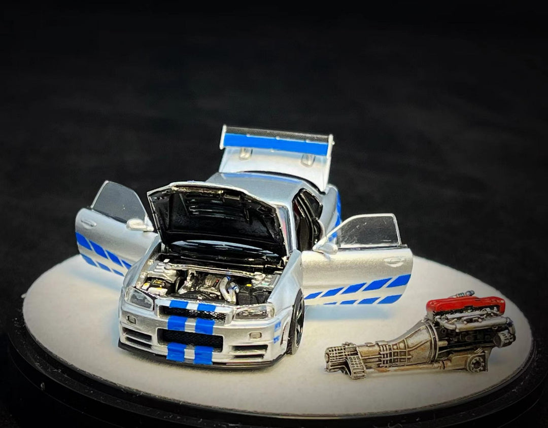 [Preorder] PGM 1:64 Nissan Skyline GT-R R34 Nismo Z-Tune Fast and Furious