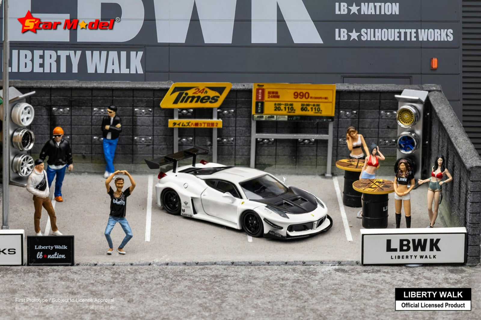 Star Model 1:64 Liberty Walk Ferrari 458 GT – Horizon Diecast