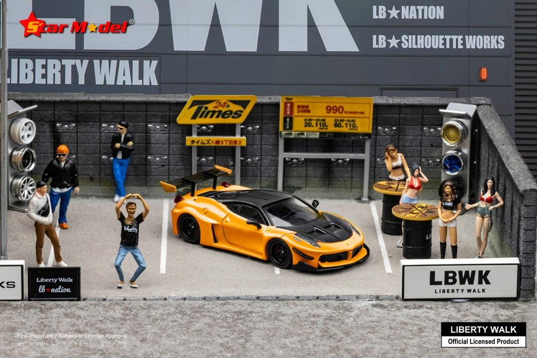 Star Model 1:64 Liberty Walk Ferrari 458 GT