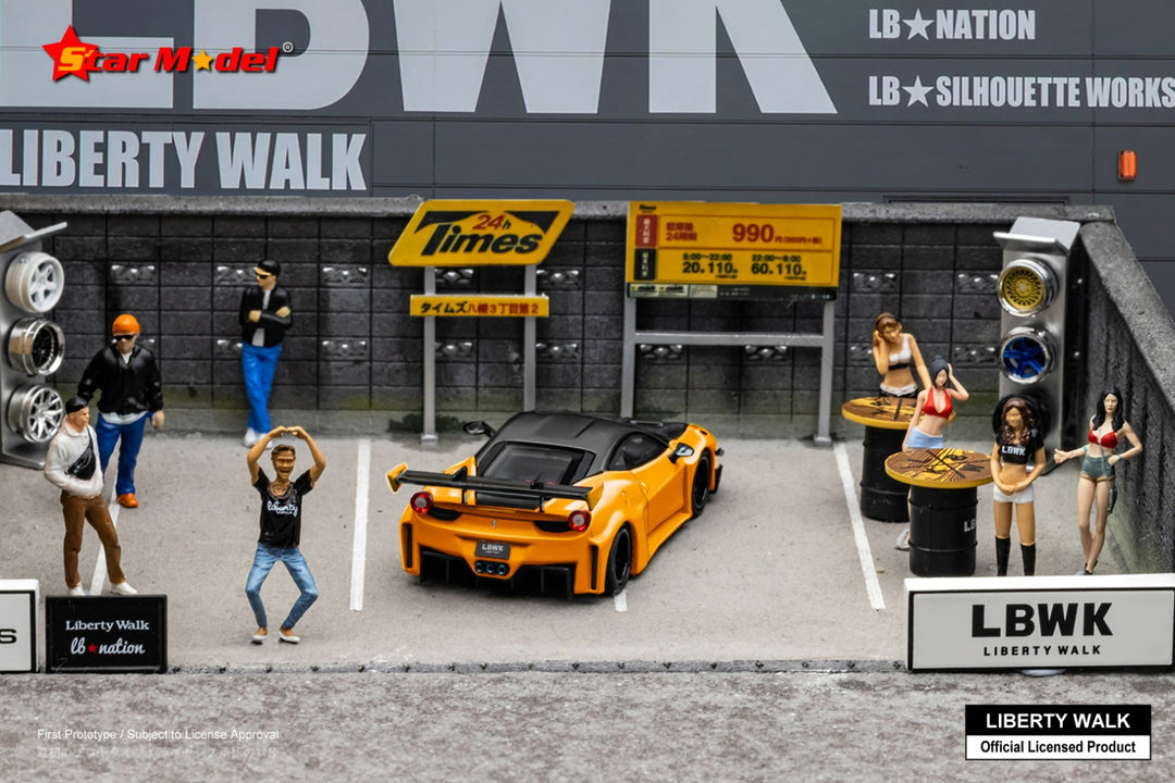 Star Model 1:64 Liberty Walk Ferrari 458 GT