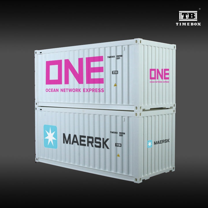 Timebox X MoreArt 1:64 Container Display Box ONE / MAERSK (2 Versions)