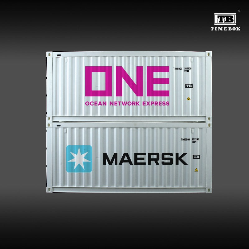 Timebox X MoreArt 1:64 Container Display Box ONE / MAERSK (2 Versions)