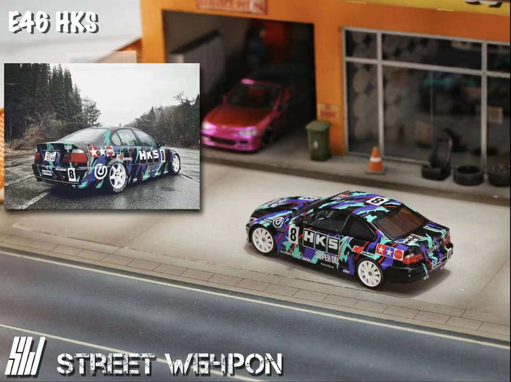 Street Weapon 1:64 BMW E46 M3 HKS Livery