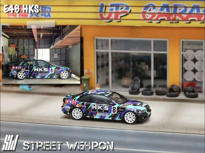 Street Weapon 1:64 BMW E46 M3 HKS Livery