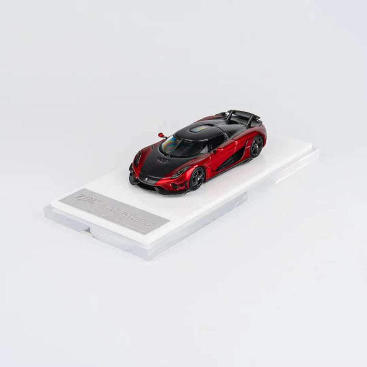 TPC 1:64 Koenigsegg Regera Red +Carbon Fiber Hood and Roof