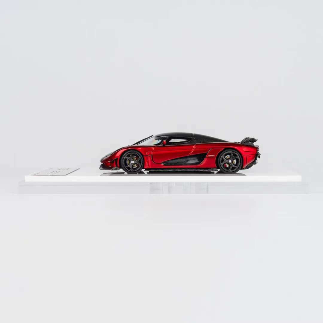 TPC 1:64 Koenigsegg Regera Red +Carbon Fiber Hood and Roof