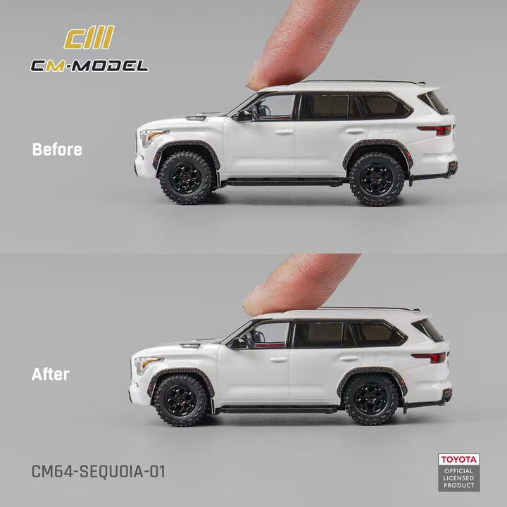 [Preorder] CM Model 1:64 Toyota Sequoia Pearl White CM64-Sequoia-01