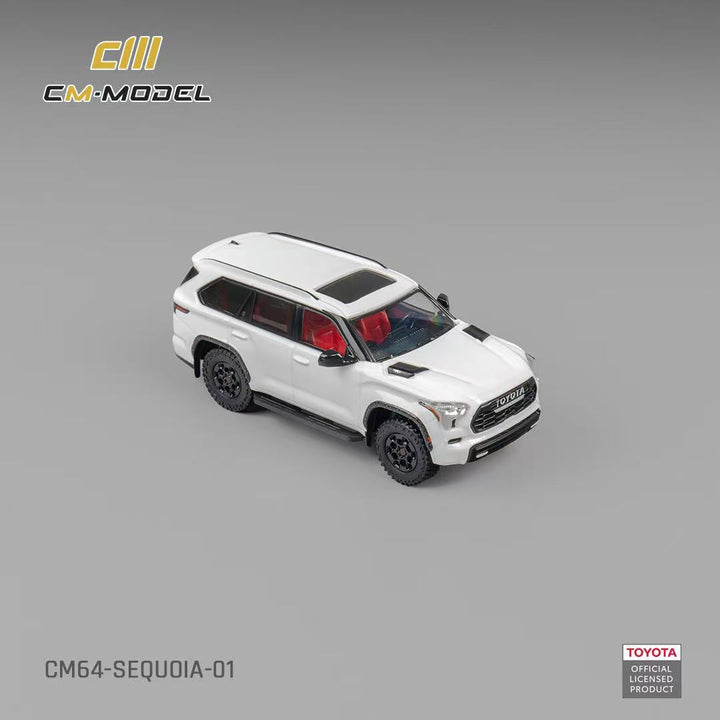 [Preorder] CM Model 1:64 Toyota Sequoia Pearl White CM64-Sequoia-01