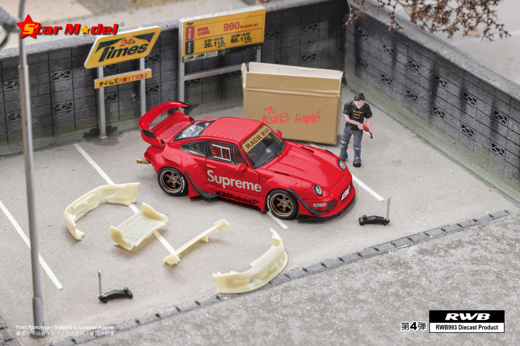 Star Model 1:64 Porsche RWB 993 GT Supreme (2 Versions) – Horizon