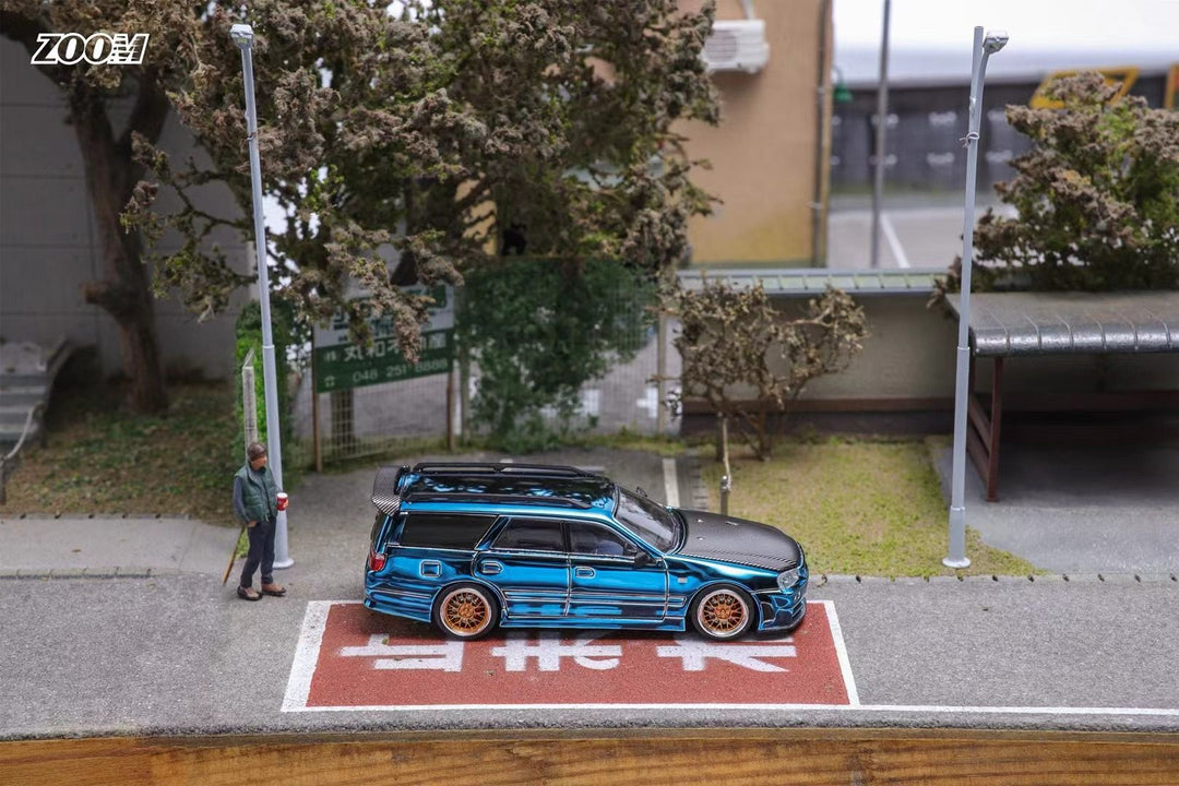 Zoom 1:64 Nissan R34 Stagea 1st gen Qc34 260RS (2 Colors)