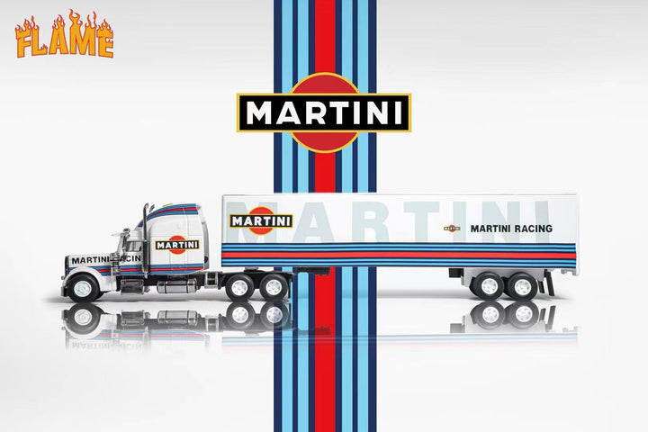 Flame 1:64 Peterbilt semi-trailer Martini