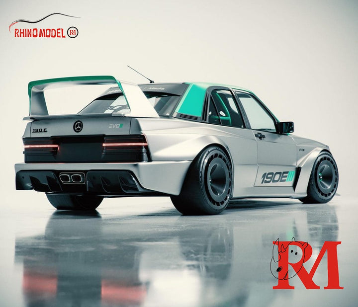 Rhino Model 1:64 Mercedes-Benz 190E Evo II - Silver