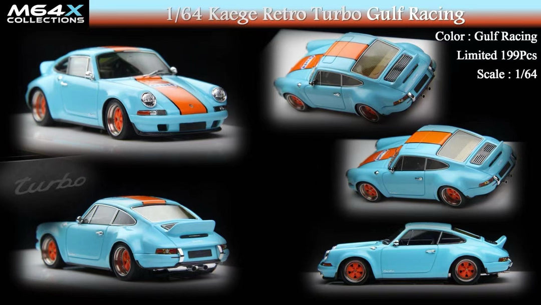 MY64 x M64X 1:64 Kaege Retro Turbo resin model (5 colors)