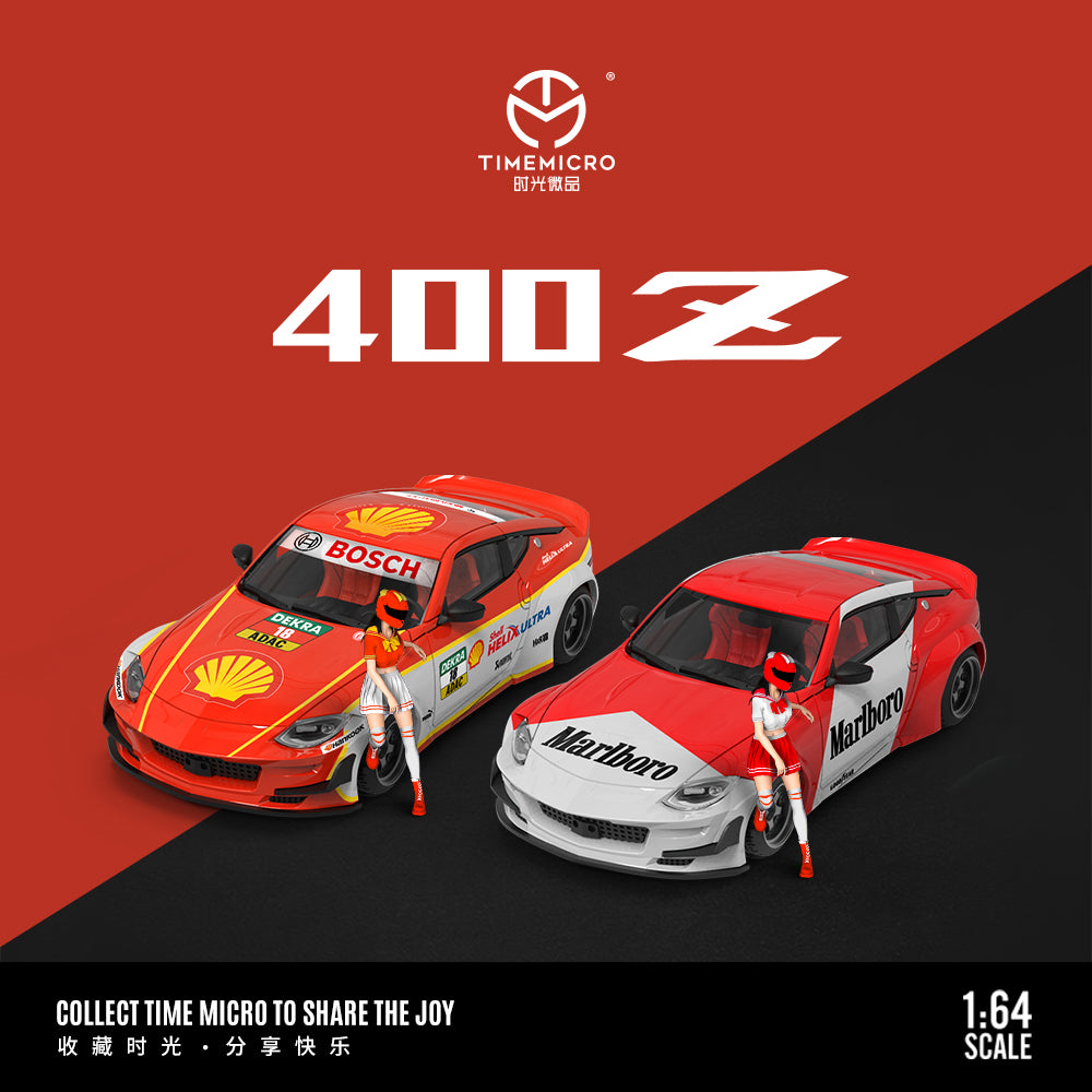 [Preorder] Time Micro 1:64 Nissan 400Z Shell Marlboro (4 Version)