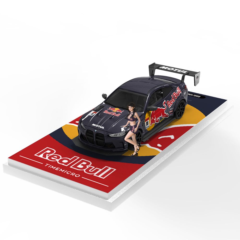 [Preorder] Time Micro 1:64 BMW M4 Redbull Livery (4 Version)