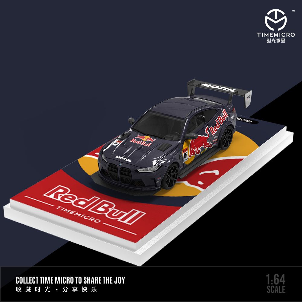 [Preorder] Time Micro 1:64 BMW M4 Redbull Livery (4 Version)