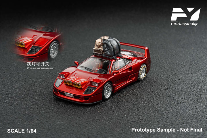 [Preorder] Finclassically 1:64 Ferrari F40 Red Snow