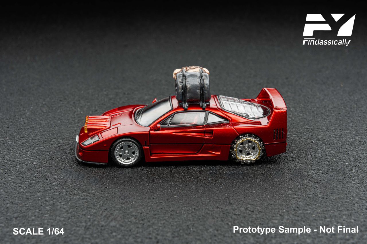 Ferrari F40 ミニカー 赤 グラス ミニカー