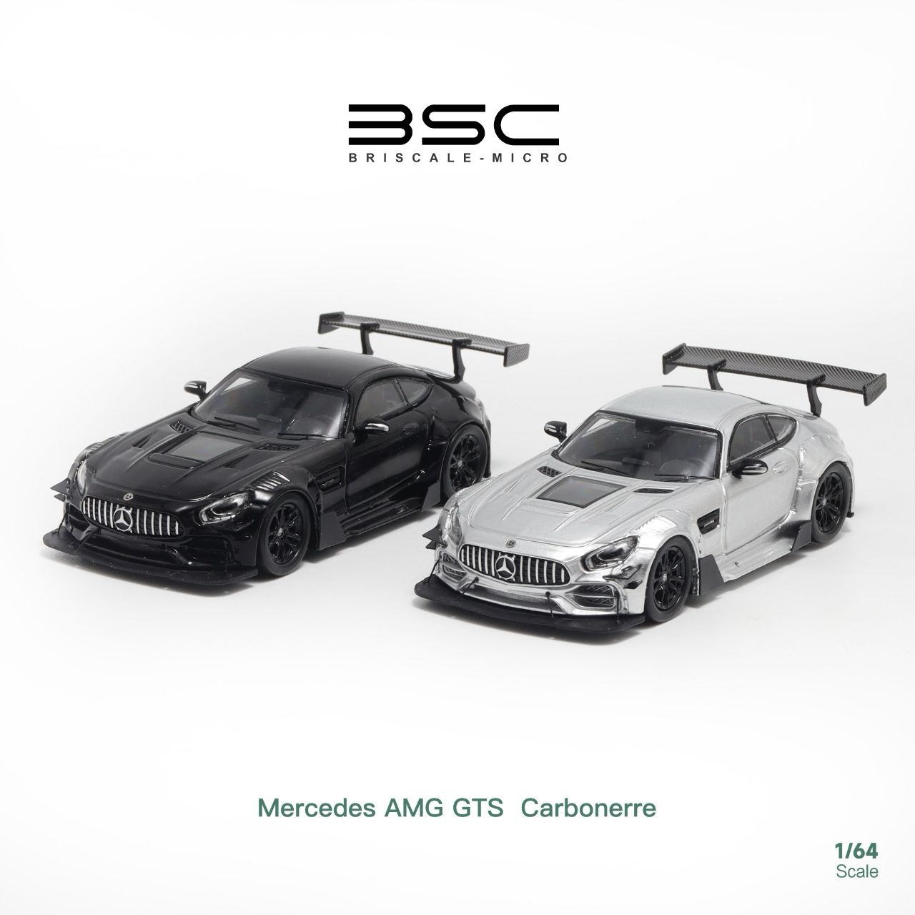 BSC 1:64 Mercedes-Benz AMG GTS Carbonerre(4 Colors) – Horizon Diecast