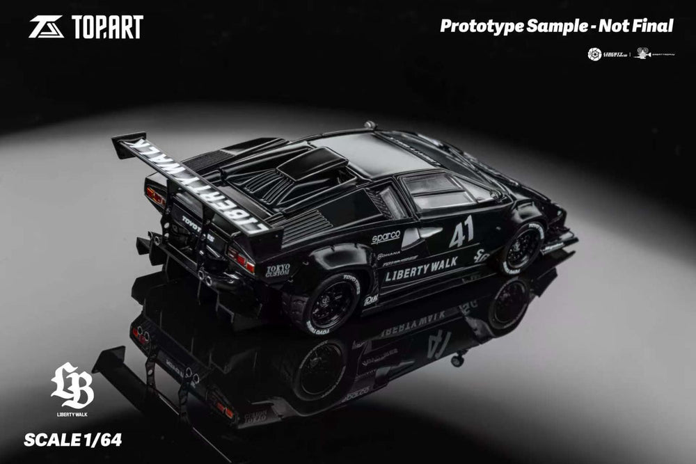 TOPART 1:64 LBWK Lamborghini Countach TAO640002 – Horizon Diecast