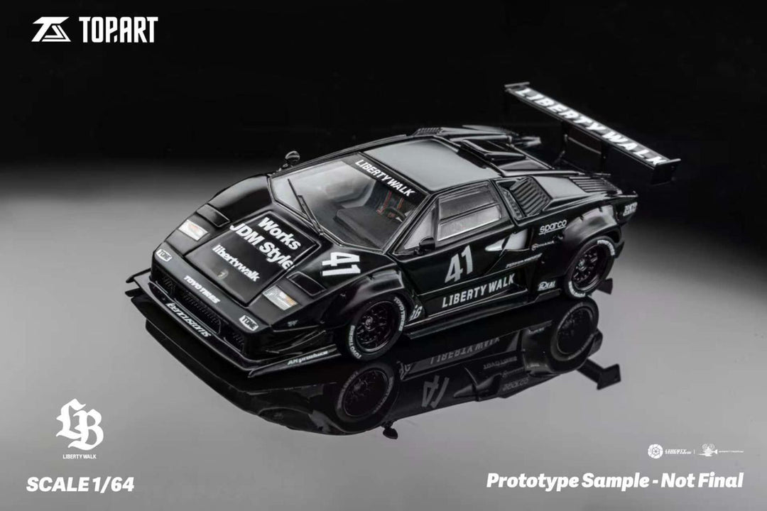 TOPART 1:64 LBWK Lamborghini Countach TAO640002 – Horizon Diecast
