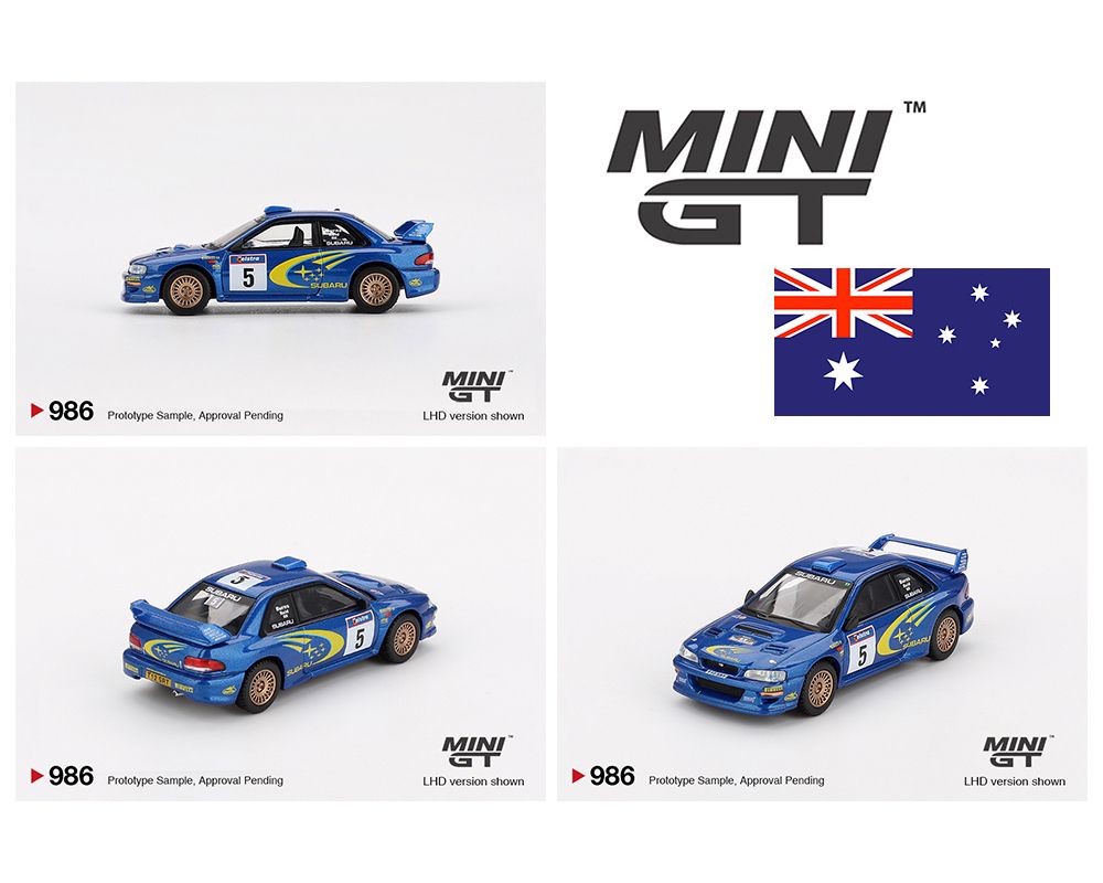 [Preorder] Mini GT 1:64 Subaru Impreza WRC99 – #5, Richard Burns / Robert Reid – Winner, 1999 Rally Australia – Australia Exclusive MGT00986