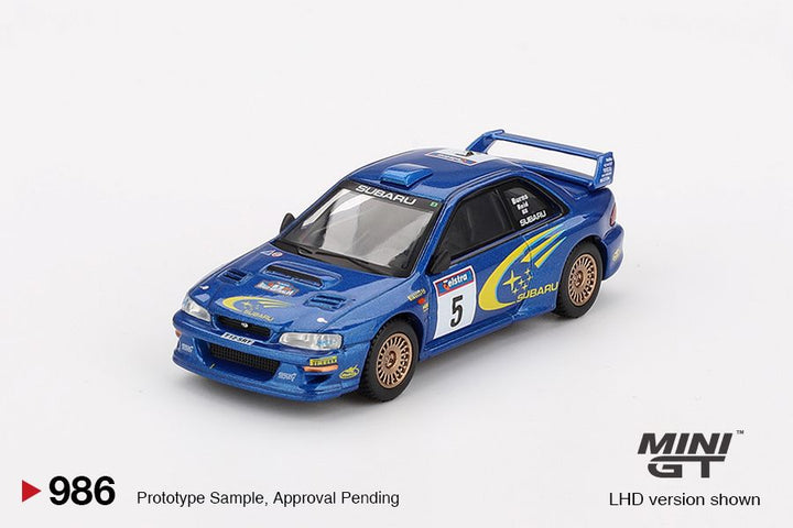 [Preorder] Mini GT 1:64 Subaru Impreza WRC99 – #5, Richard Burns / Robert Reid – Winner, 1999 Rally Australia – Australia Exclusive MGT00986