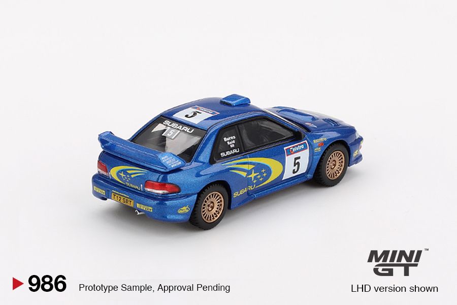 [Preorder] Mini GT 1:64 Subaru Impreza WRC99 – #5, Richard Burns / Robert Reid – Winner, 1999 Rally Australia – Australia Exclusive MGT00986