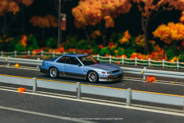 [Preorder] Tarmac Works 1:64 VERTEX Nissan Silvia (S13) Blue / Grey T64G-025-PU