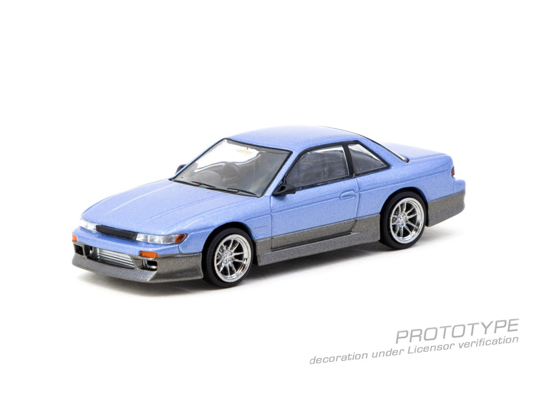 [Preorder] Tarmac Works 1:64 VERTEX Nissan Silvia (S13) Blue / Grey T64G-025-PU