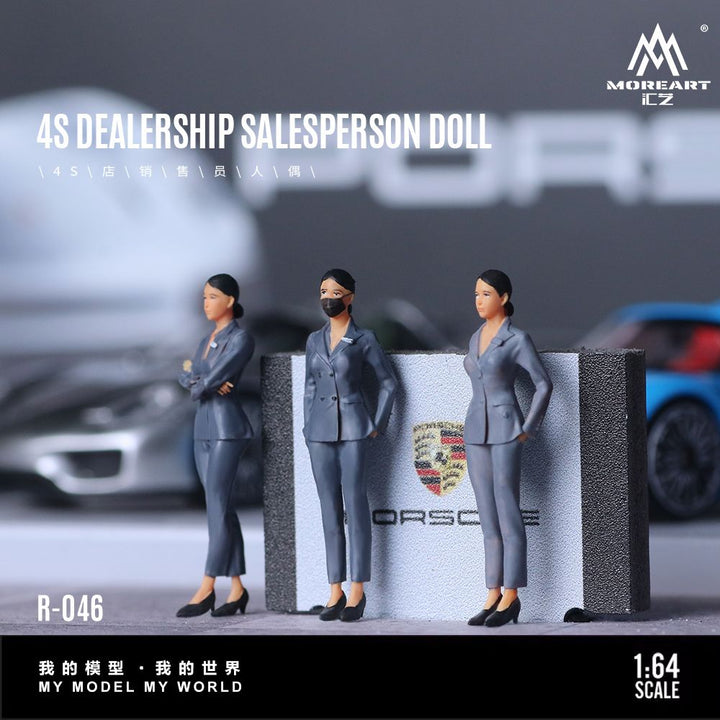 [Preorder] MoreArt 1:64 4S Dealership Salesperson doll MO223046