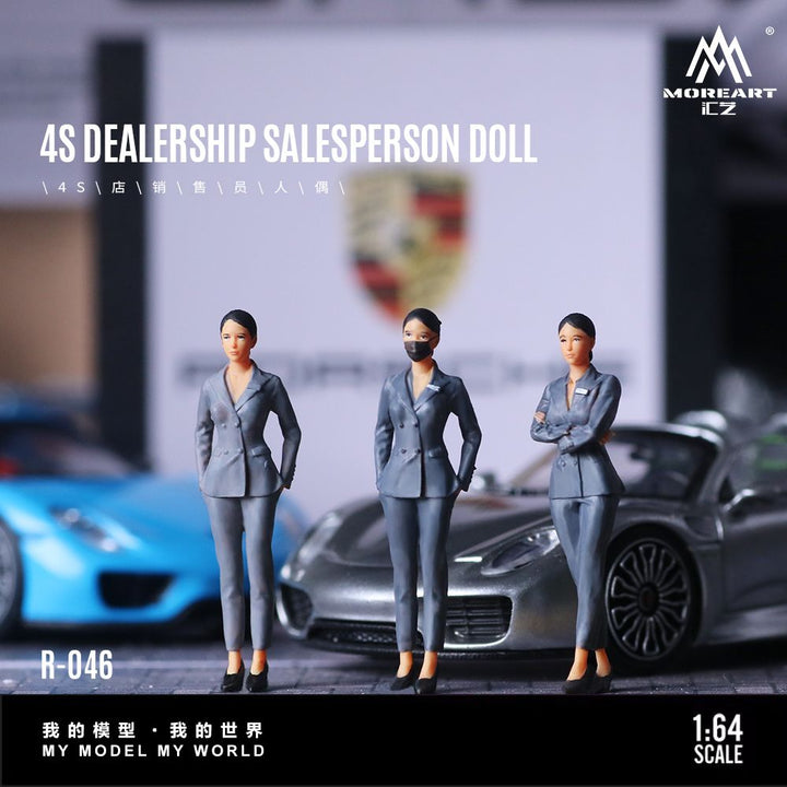 [Preorder] MoreArt 1:64 4S Dealership Salesperson doll MO223046