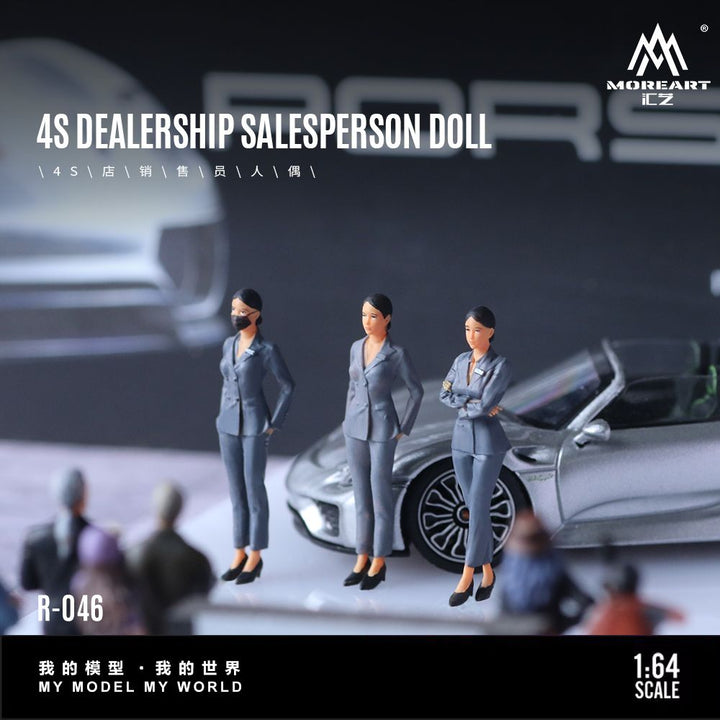 [Preorder] MoreArt 1:64 4S Dealership Salesperson doll MO223046