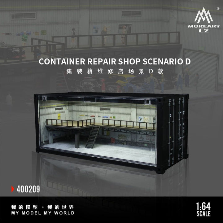 [Preorder] MoreArt 1:64 CONTAINER REPAIR SHOP SCENEARIO D MO400209