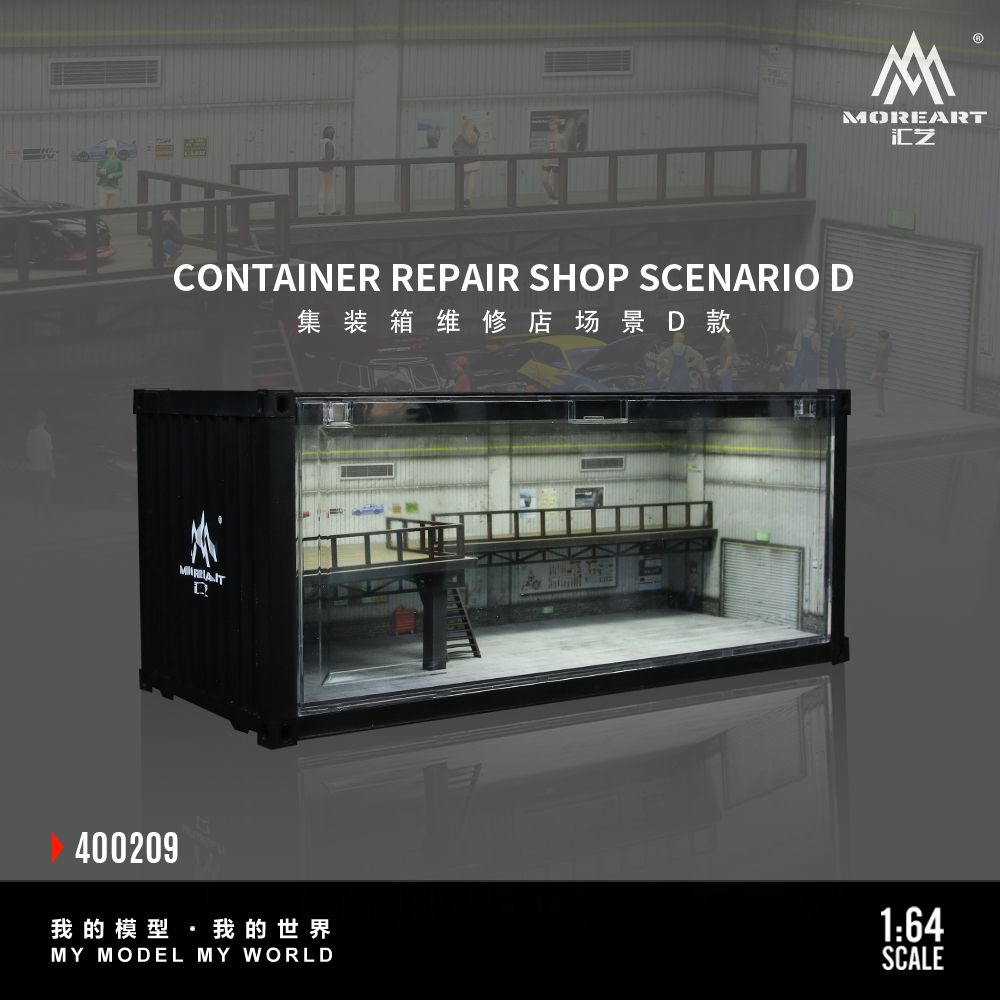 [Preorder] MoreArt 1:64 CONTAINER REPAIR SHOP SCENEARIO D MO400209